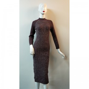 ПЛАТЬЕ ИЗ СВЕТКА LONGLINE OXBLOOD RLWS0136F